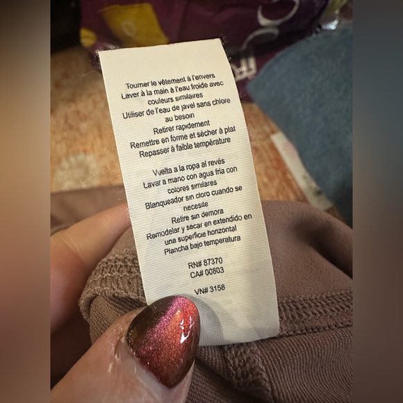 Alo yoga High-Waist Moto Legging smoky quartz rose gold size small W5494R - Picture 2 of 10